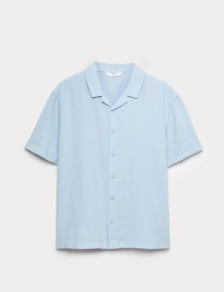 Linen Rich Plain Shirt (6-16 Yrs)