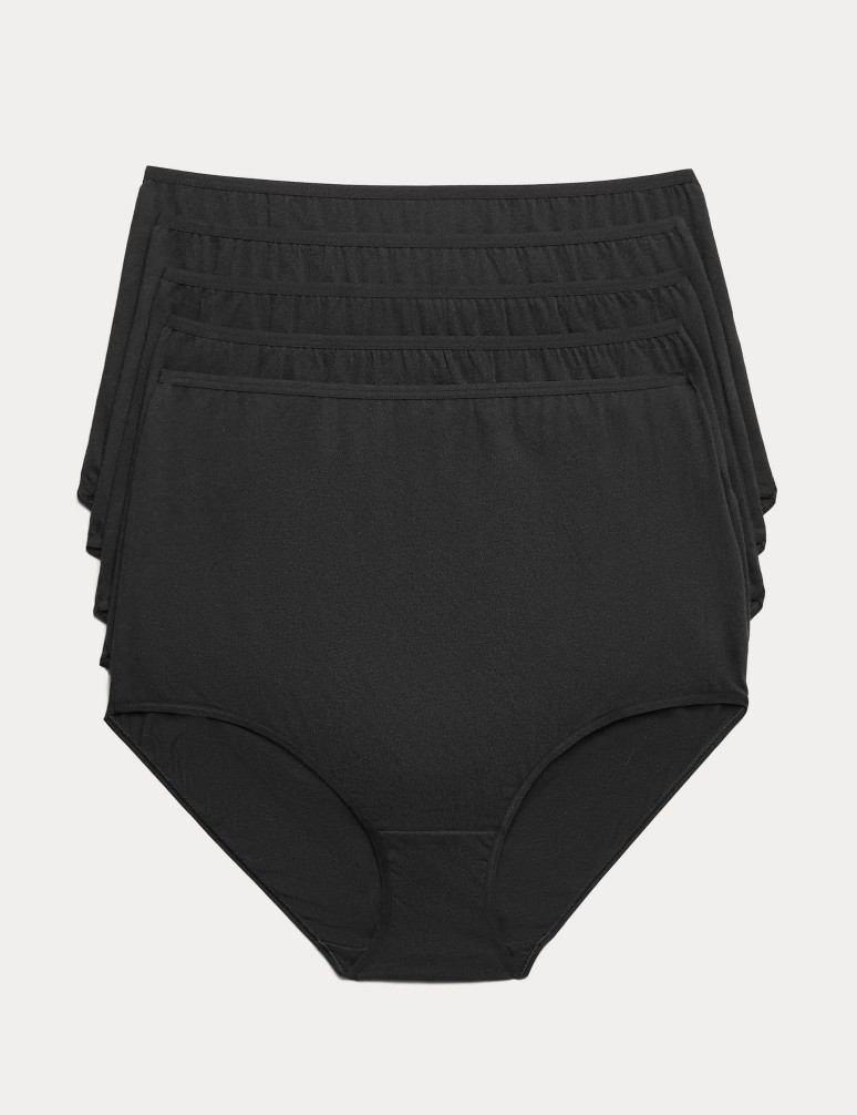 5pk Pure Cotton Full Briefs