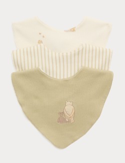 Bryndáky z čisté bavlny s motivem Winnie The Pooh™, 3 ks v balení