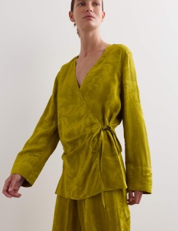 Jacquard Wrap Shirt
