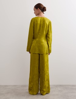 Jacquard Wrap Shirt