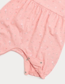 Pure Cotton Floral Romper (0-3 Yrs)