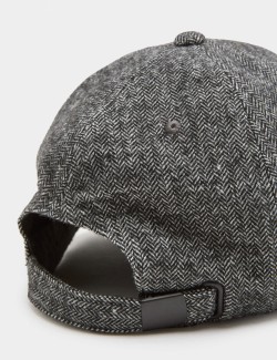 Herringbone Baseball Cap with Wool