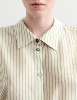 Tencel™ Rich Sheer Striped Shirt