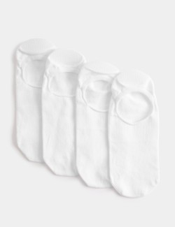 4pk Cotton Invisible Trainer Liners