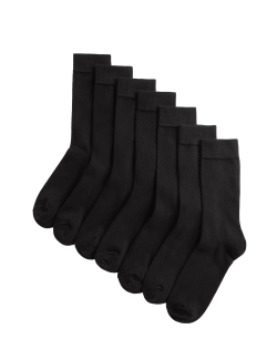 7pk Cotton Rich Socks
