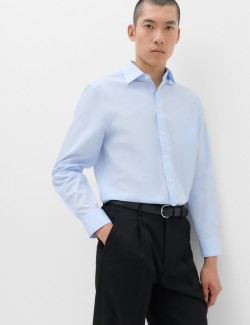 3pk Regular Cotton Blend Long Sleeve Shirts