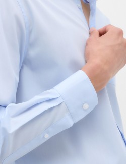 3pk Regular Cotton Blend Long Sleeve Shirts
