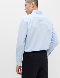 3pk Regular Cotton Blend Long Sleeve Shirts