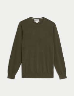 Pure Extra Fine Merino Wool Crew Neck Jumper