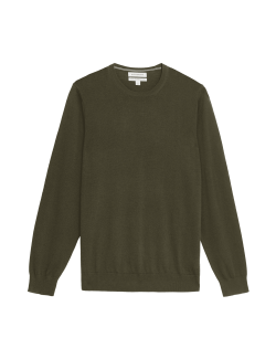 Pure Extra Fine Merino Wool Crew Neck Jumper