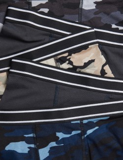 5pk Cotton with Stretch Camo Trunks (5-16 Yrs)