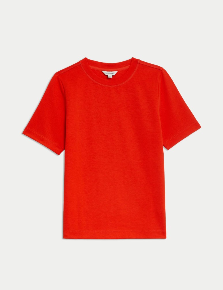 Cotton Rich Crew Neck T-Shirt