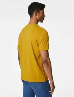 Tričko ke krku z čisté bavlny