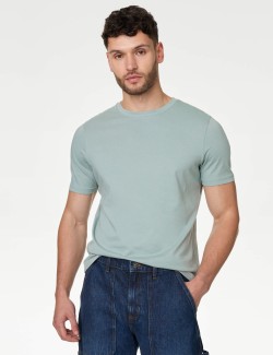 Tričko ke krku z čisté bavlny