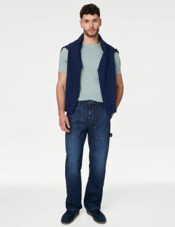 Tričko ke krku z čisté bavlny