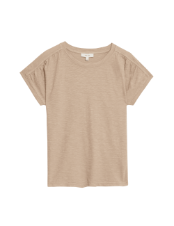 Pure Cotton Round Neck T-Shirt