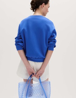 Cotton Rich Crew Neck Sweatshirt