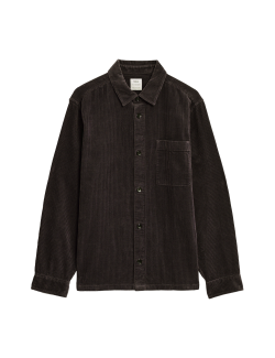 Pure Cotton Corduroy Overshirt