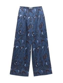 Printed Straight Leg Trousers
