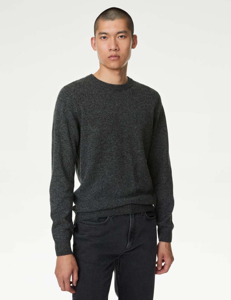 Pure Extra Fine Lamsbwool Crew Neck Jumper