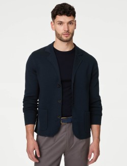 Cotton Modal Knitted Blazer