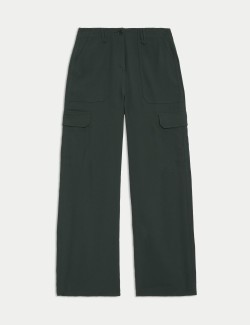 Cargo Wide Leg Trousers