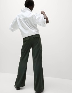 Cargo Wide Leg Trousers