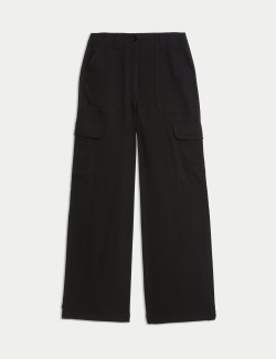 Cargo Wide Leg Trousers