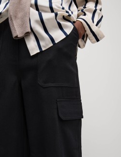 Cargo Wide Leg Trousers