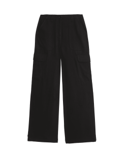 Cargo Wide Leg Trousers