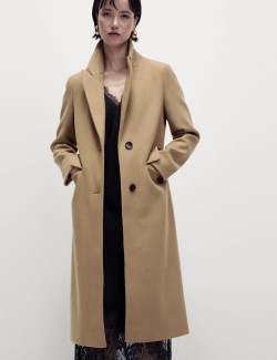 Single Breasted Longline Tailored Coat