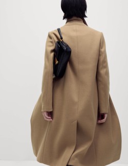 Single Breasted Longline Tailored Coat