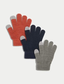 Kids' 3pk Gloves