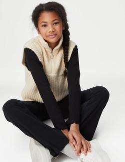 Knitted Half Zip Vest (6-16 Yrs)