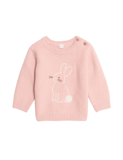 Cotton Rich Bunny Jumper (0-3 Yrs)