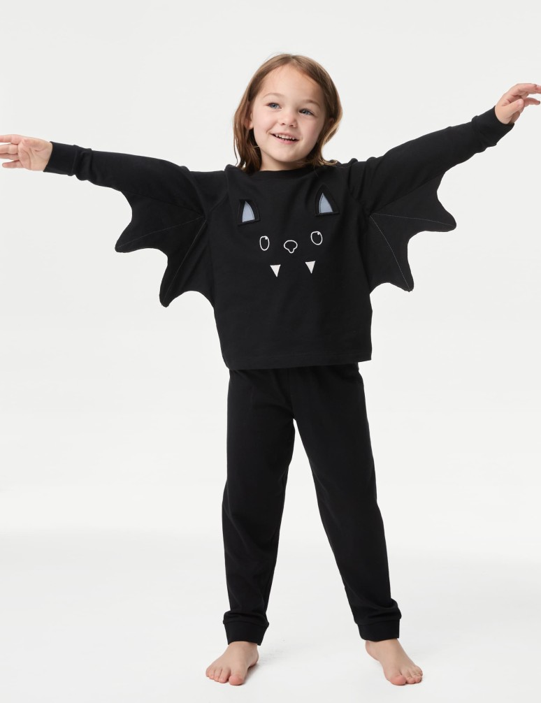 Pure Cotton Batwing Pyjamas (1-8 Yrs)