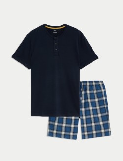 Pure Cotton Checked Pyjama Set