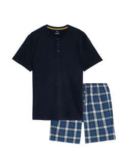 Pure Cotton Checked Pyjama Set