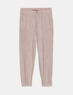 Cosy Waffle Cuffed Hem Lounge Joggers