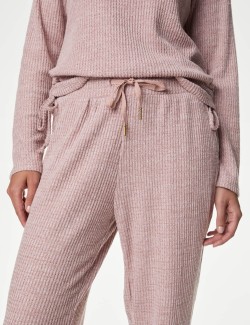 Cosy Waffle Cuffed Hem Lounge Joggers