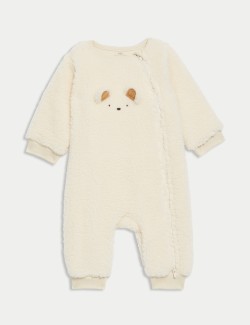 Fleece Bear Face Sleepsuit (7lbs-3 Yrs)