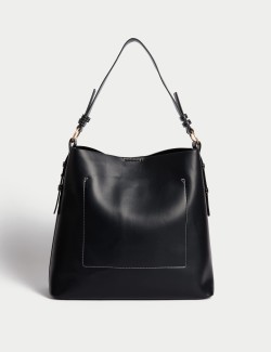 Faux Leather Shoulder Bag