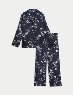 Satin Printed Pyjama Set