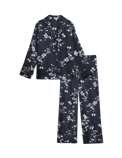 Satin Printed Pyjama Set