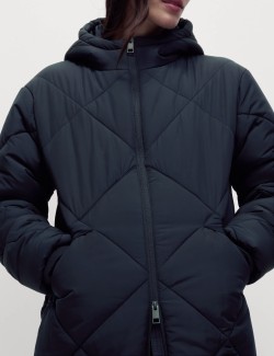 Thermowarmth™ Diamond Quilted Padded Coat