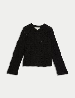 Cotton Rich Pointelle Jumper