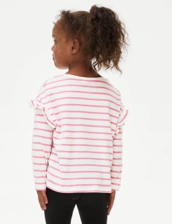 Pure Cotton Striped Top (2-8 Yrs)