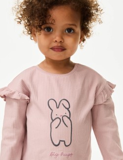 2pc Cotton Rich Bunny Outfit (0-3 Yrs)