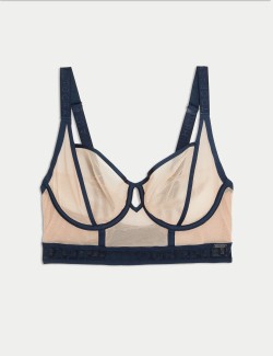 Tivoli Mesh Wired Longline Balcony Bra (A-E)